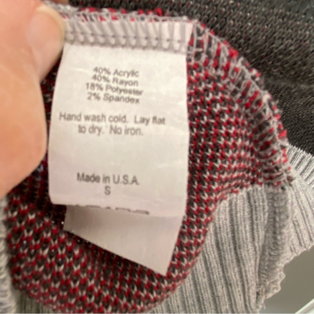 Marvelous Wings Stripe LA Designer Short sleeve Sweater Geek Elhoffer Marvel S - Picture 9 of 9